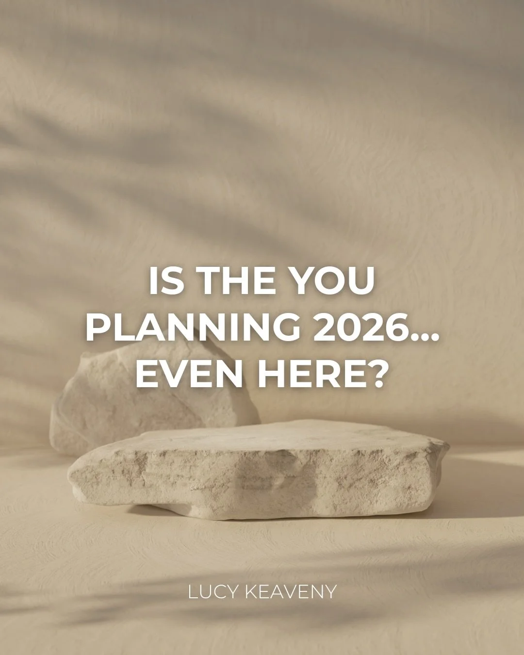 You&rsquo;re planning the year.
But are you actually here?

Or are you constructing 2026 from the same internal scaffolding you swore you left behind?

The part that doesn&rsquo;t just want growth. 

It wants safety. 
It wants belonging.
It wants to 