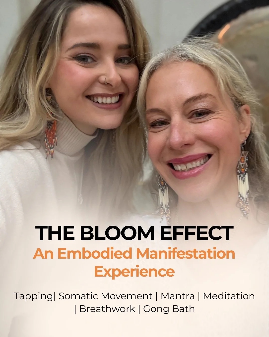 The Bloom Effect 🌸
A 2-hour embodied manifestation experience with Persia Lawson and Lucy Keaveny.

Through breathwork, tapping, meditation, somatic movement, and sound, this experience is designed to help you release resistance and step into the ve