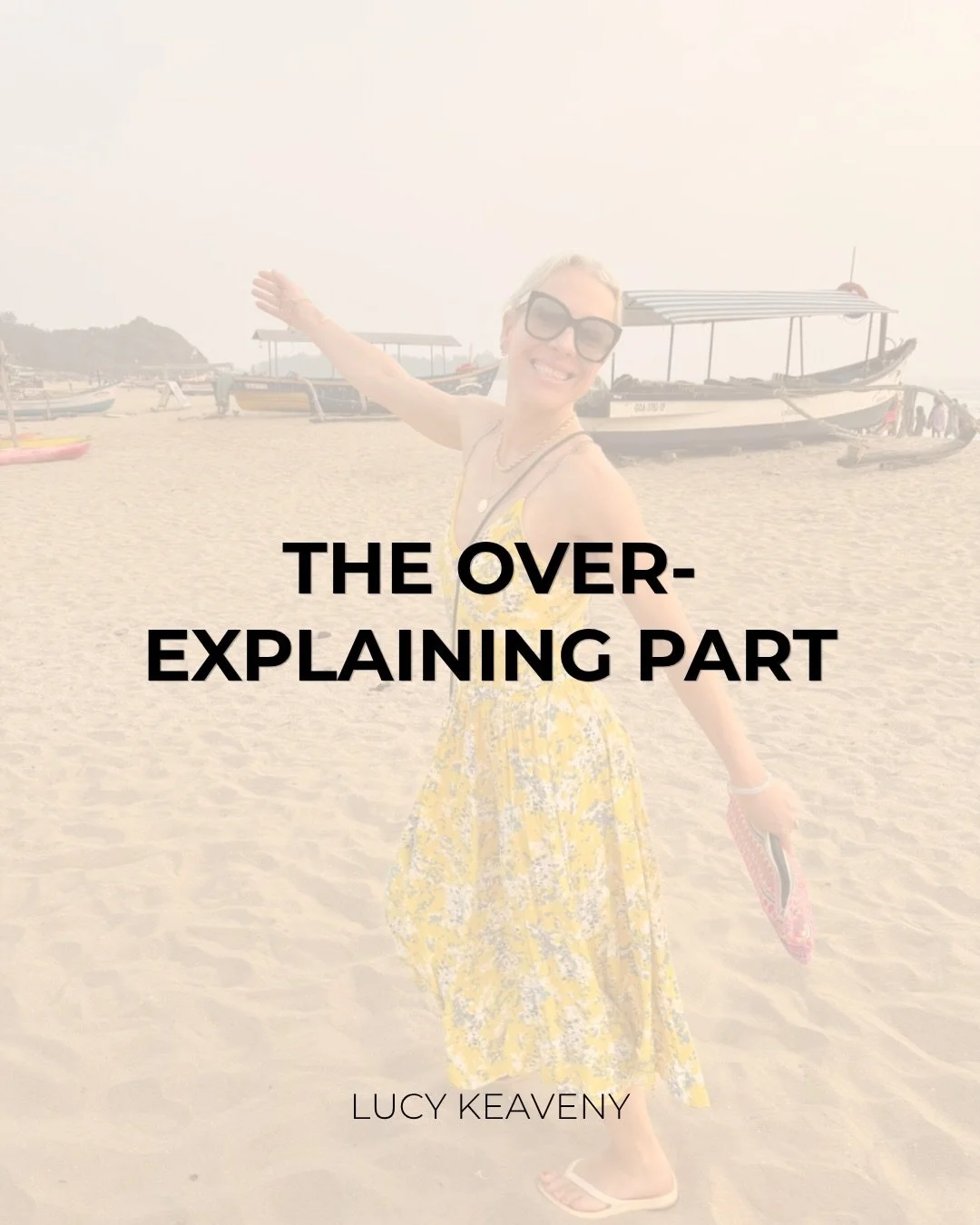 There&rsquo;s a version of you that knows exactly what you mean.

And there&rsquo;s a version of you that takes over the moment something feels slightly off.

The one that explains more.
Softens more.
Works to keep the connection intact.

It&rsquo;s 