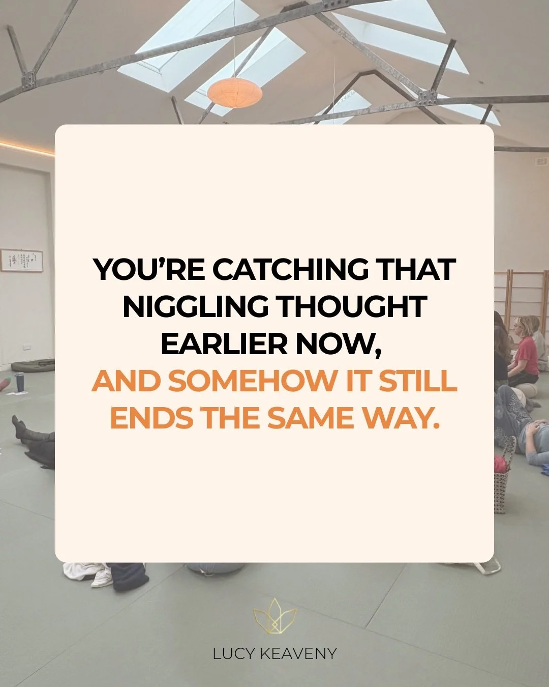 You&rsquo;re not missing awareness.

You&rsquo;re actually catching it faster than you used to.

That moment where something in you starts to pull back&hellip; you see it now.

Which is why it&rsquo;s confusing when it still plays out the same way.

