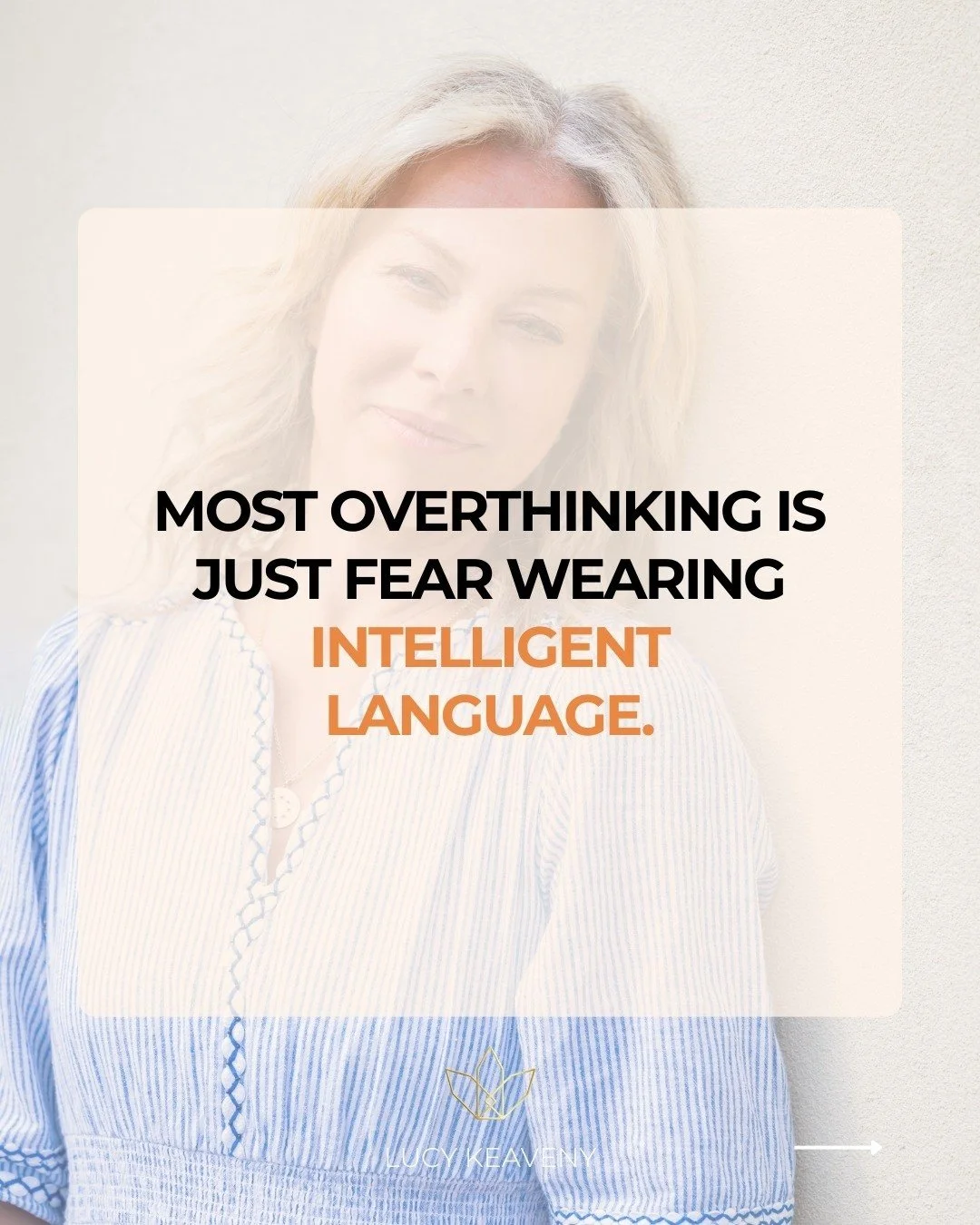 There&rsquo;s a specific kind of exhaustion that comes from constantly trying to think yourself into expansion.

You analyse everything.
Feel everything.
Notice everything.

And still somehow remain stuck inside the same emotional architecture.

That