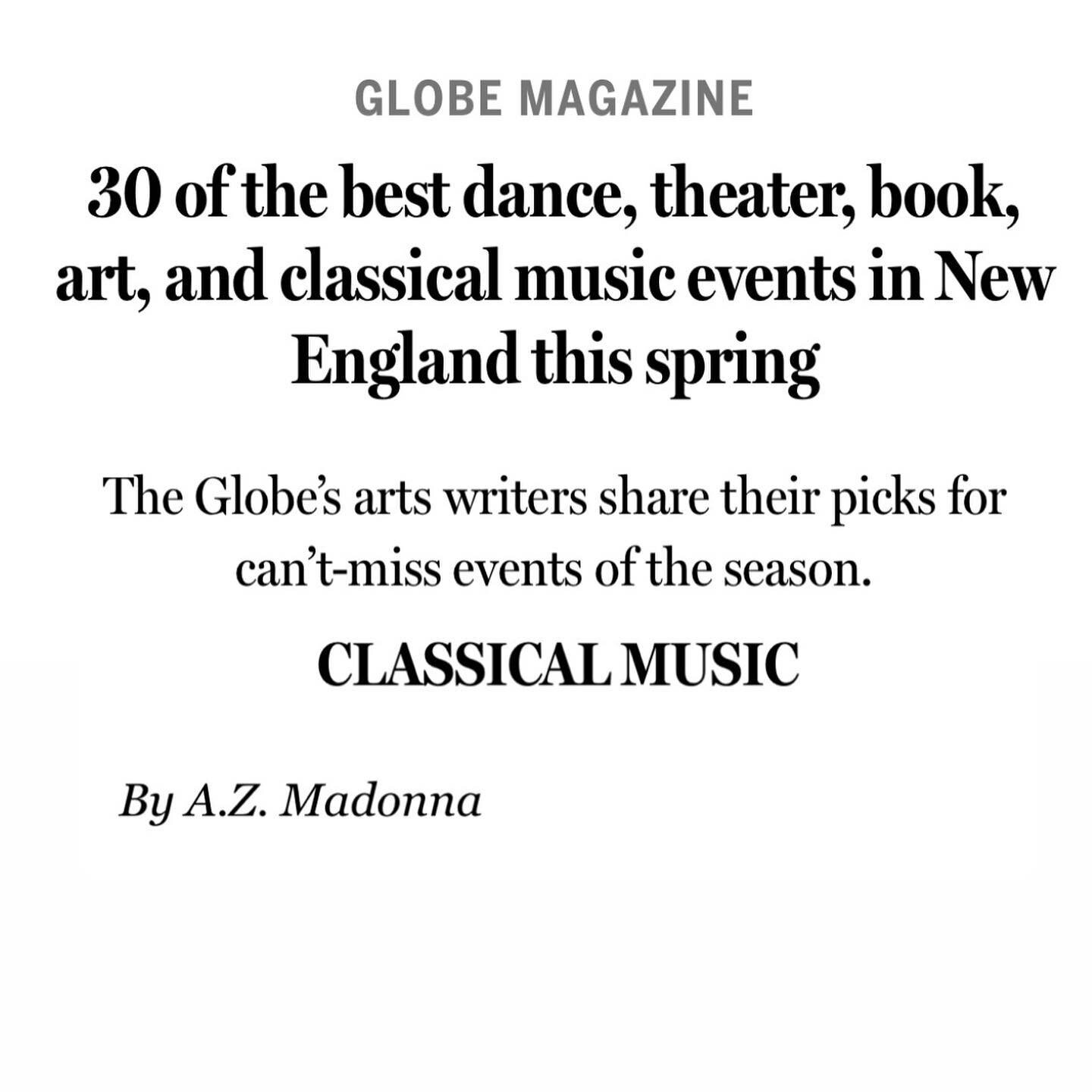 Thanks to A.Z. Madonna and the Boston Globe for including this unique program!
Join us on May 7th!

#quray #conflict #perseverance