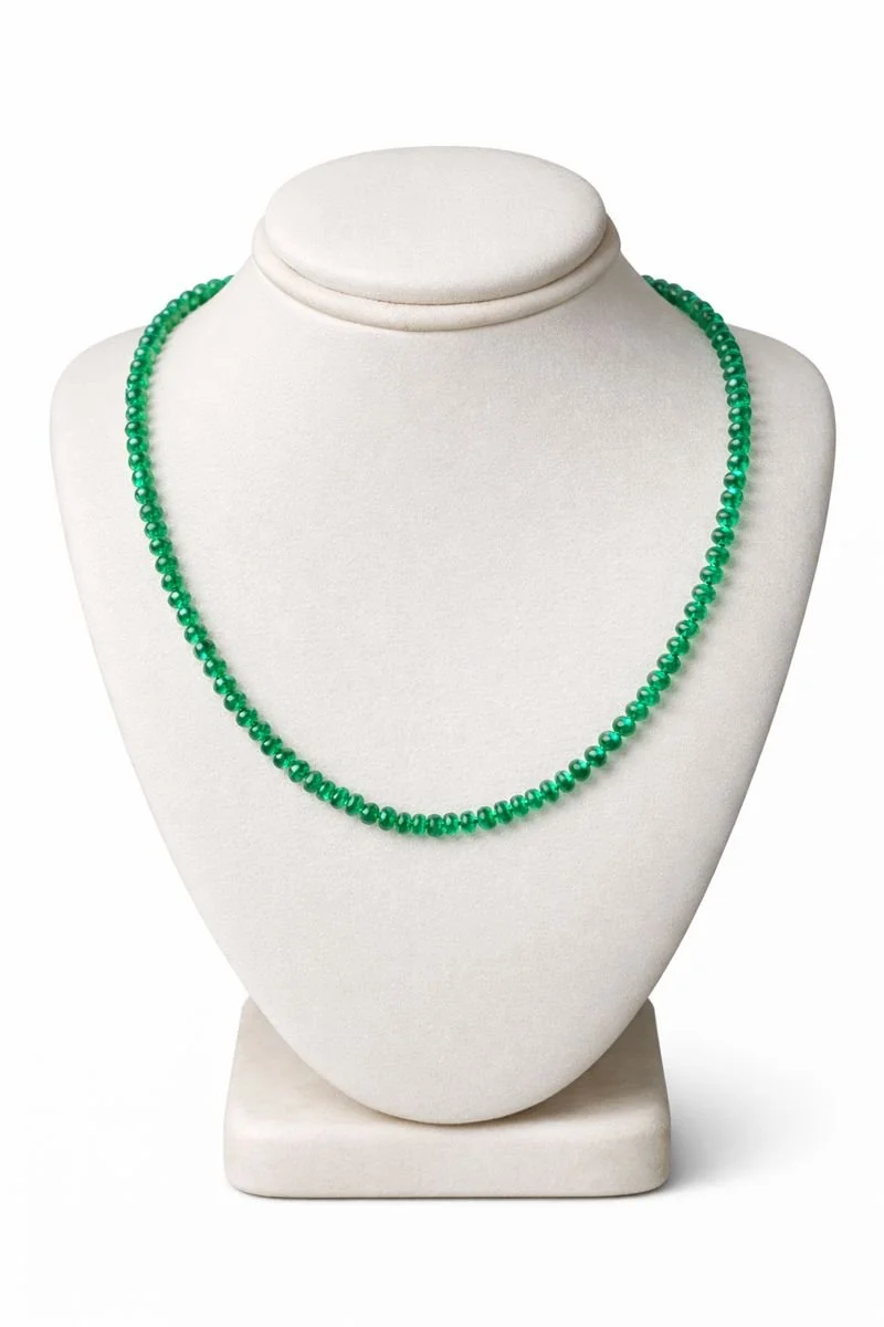 Emerald Rondel Necklace