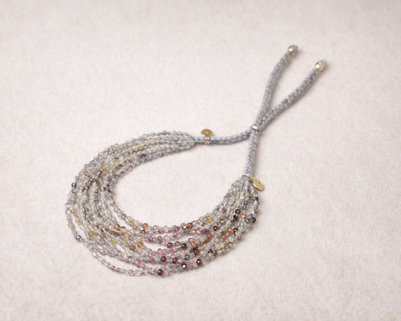 Multi Sapphire Nine-Strand Bracelet