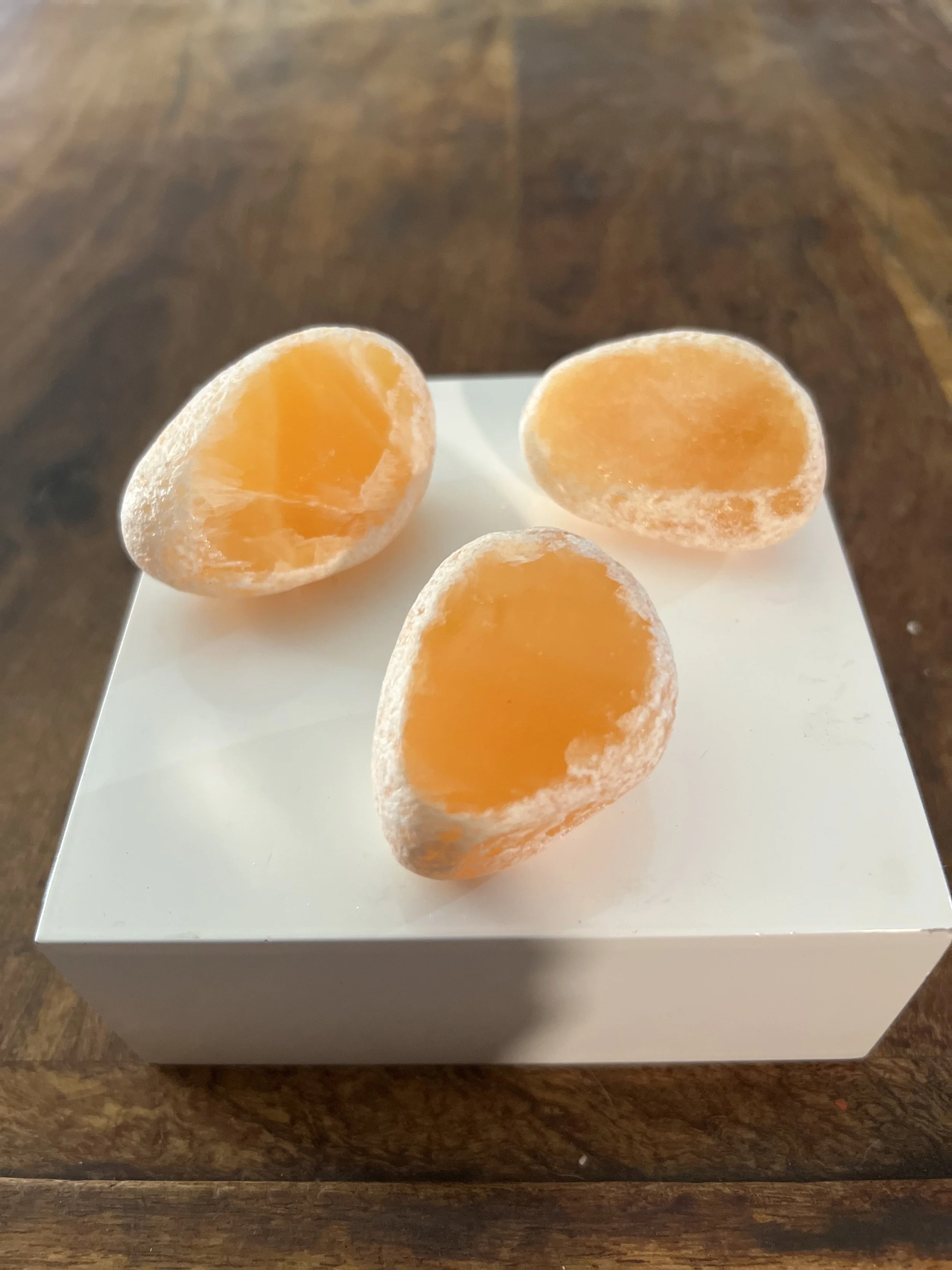 Orange Calcite Pocket Rock