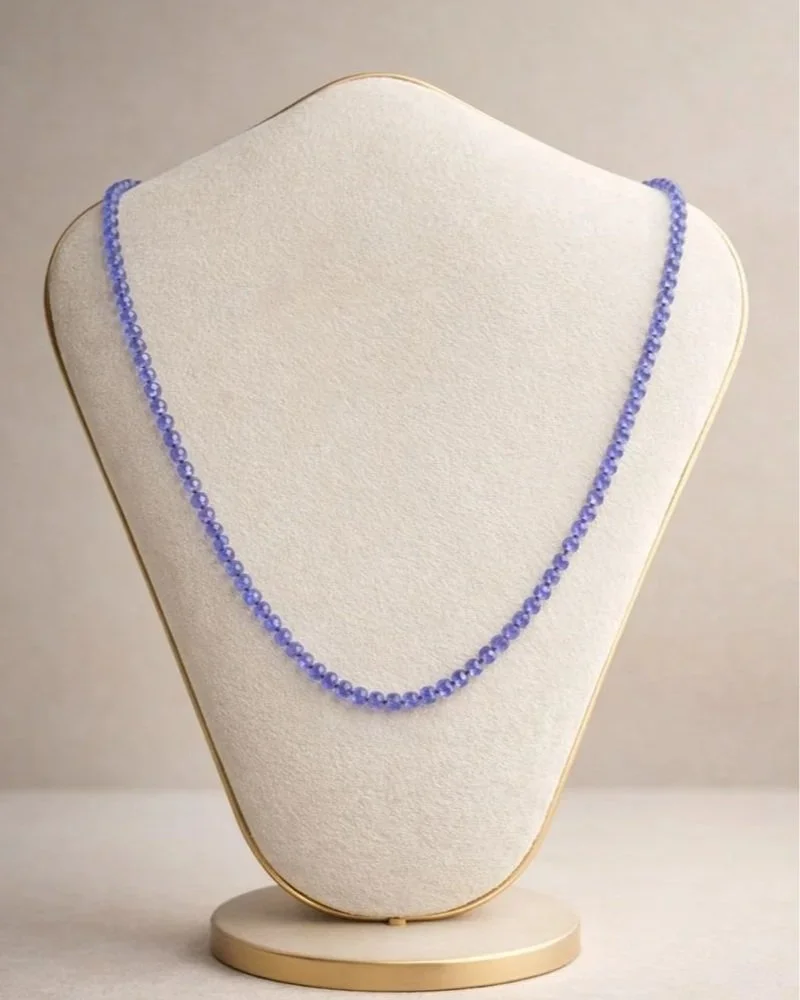 Tanzanite Rondel Necklace
