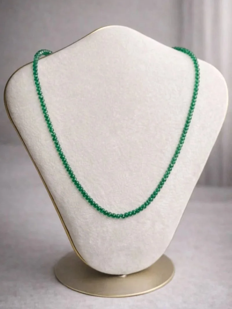 Emerald Rondel Necklace