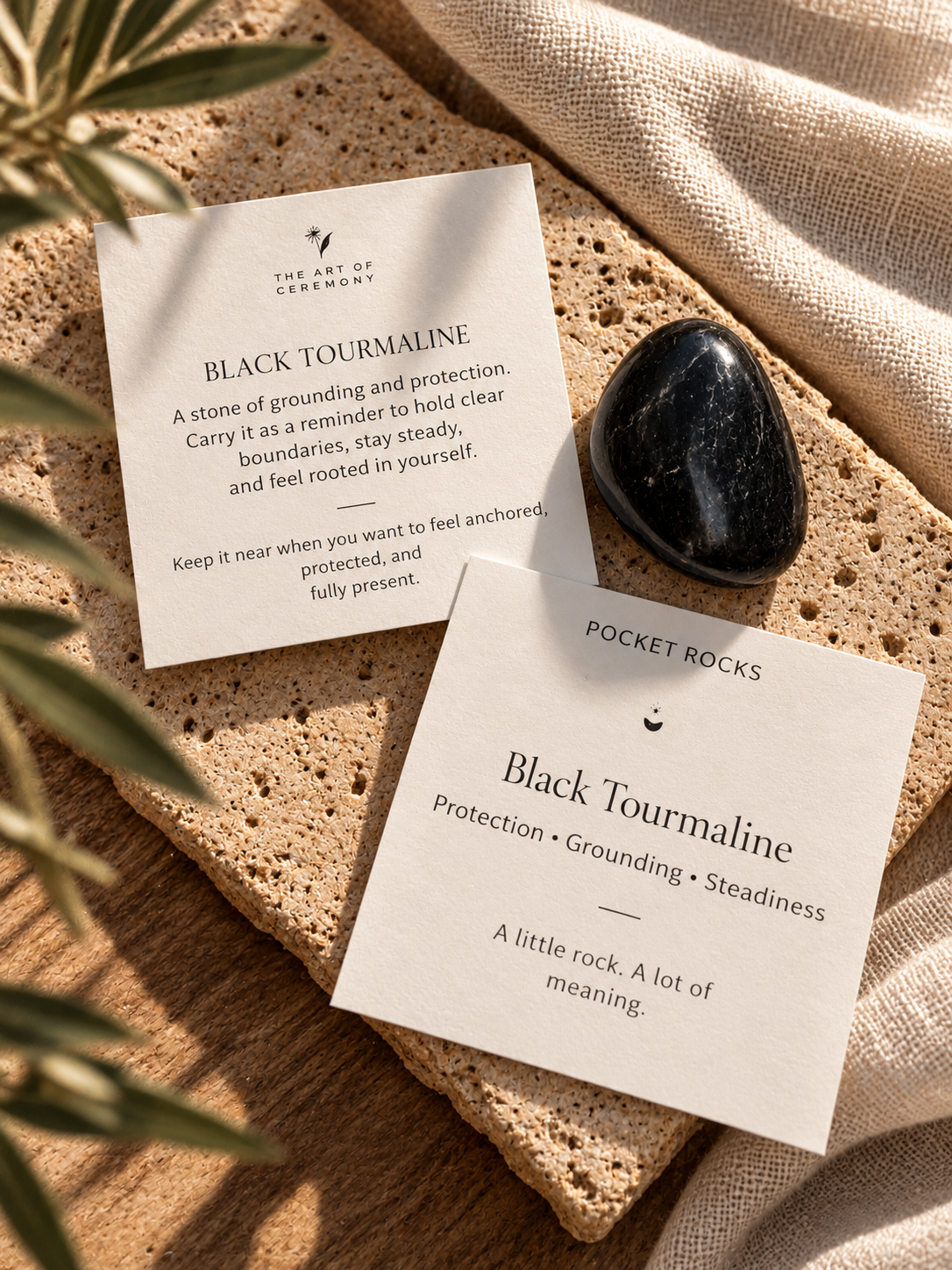 Black Tourmaline Pocket Rock™
