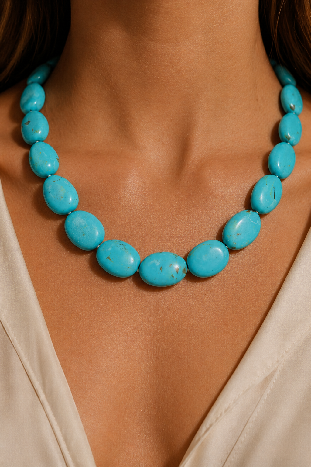 Nacozari Mexico Turquoise Nugget Necklace