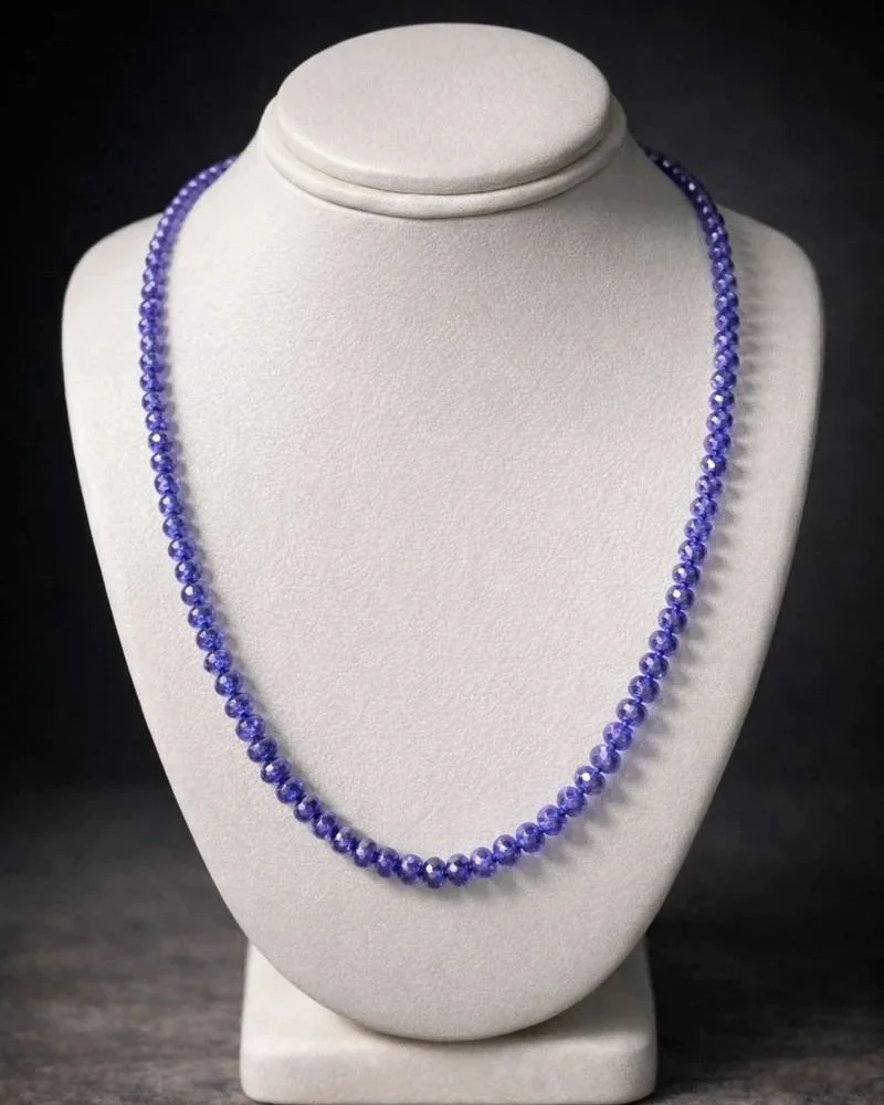 Tanzanite Rondel Necklace