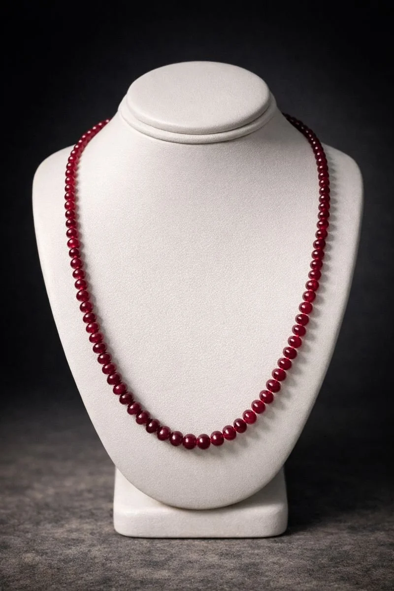 Ruby Rondel Necklace