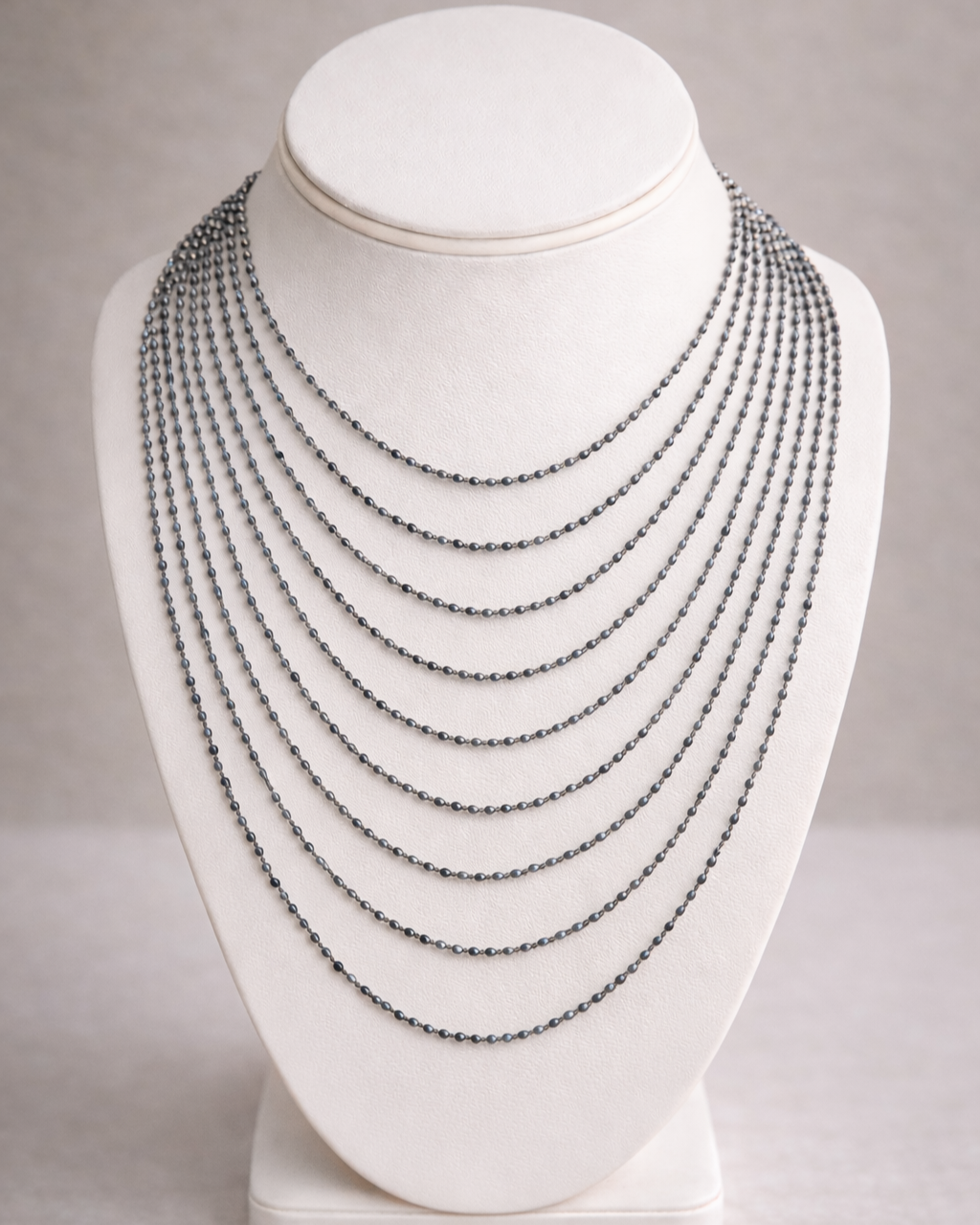 Labradorite 9 Strand Necklace