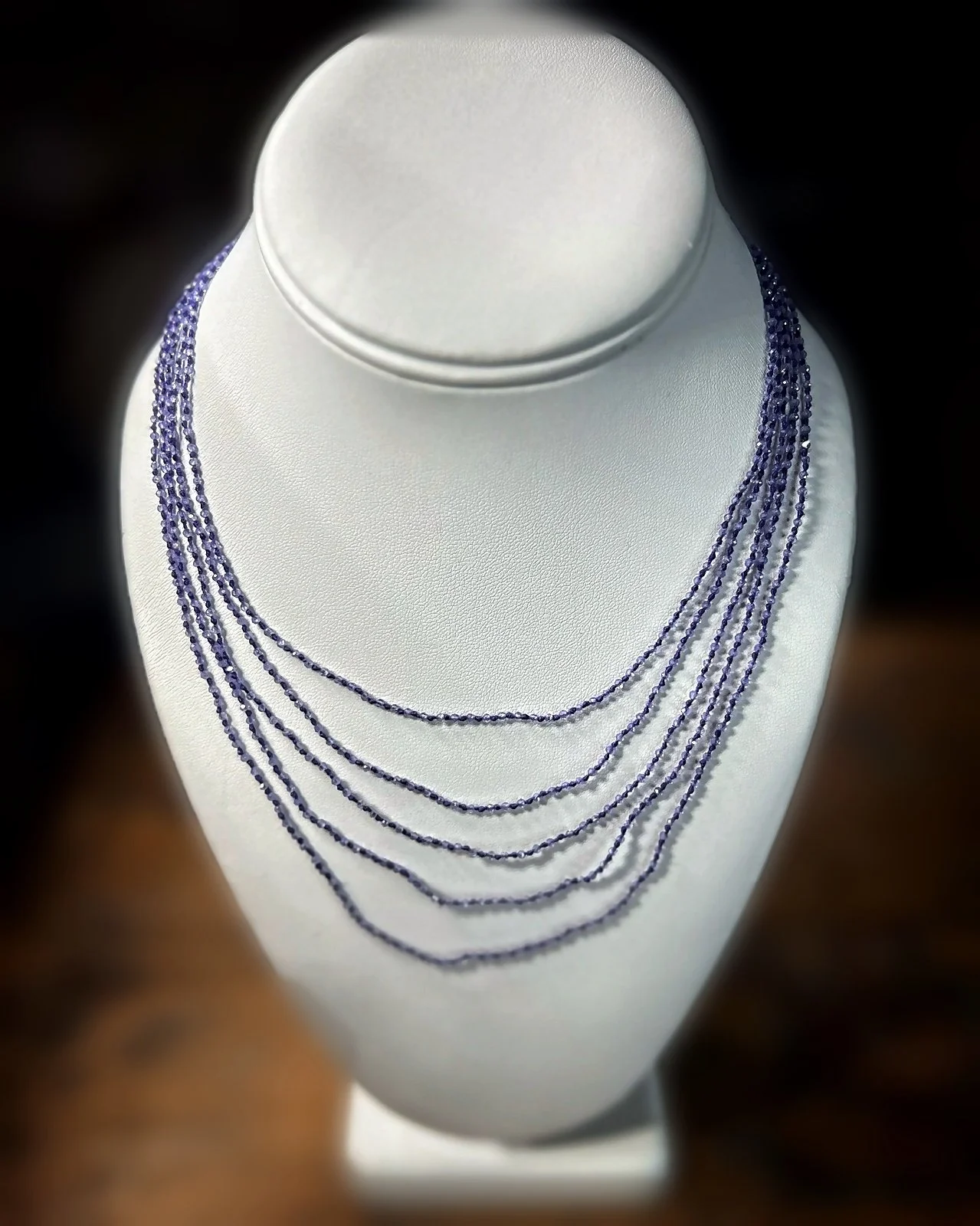 Tanzanite Five-Strand Necklace