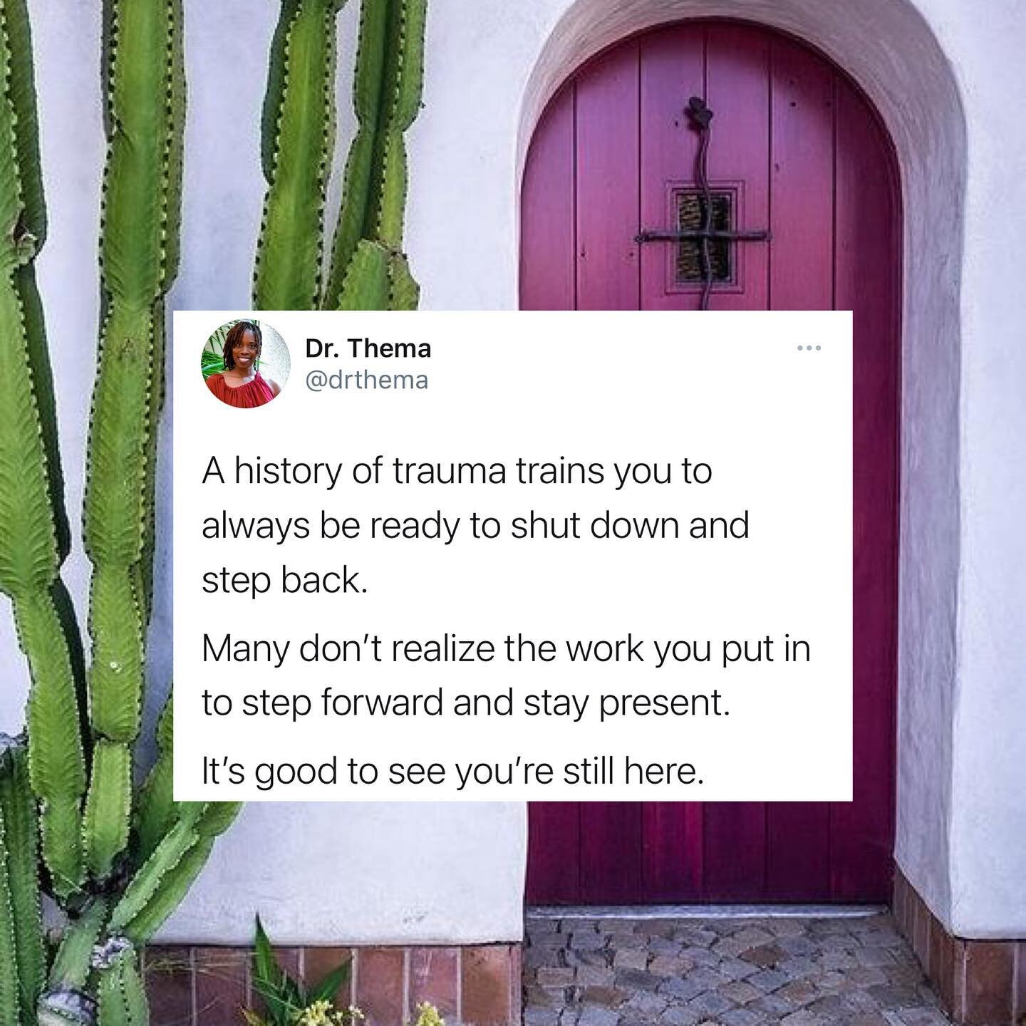 Affirm with us:

🌱 I am here for a purpose.

🌱 I am healing in God&rsquo;s time.

🌱 I will keep showing up for myself.