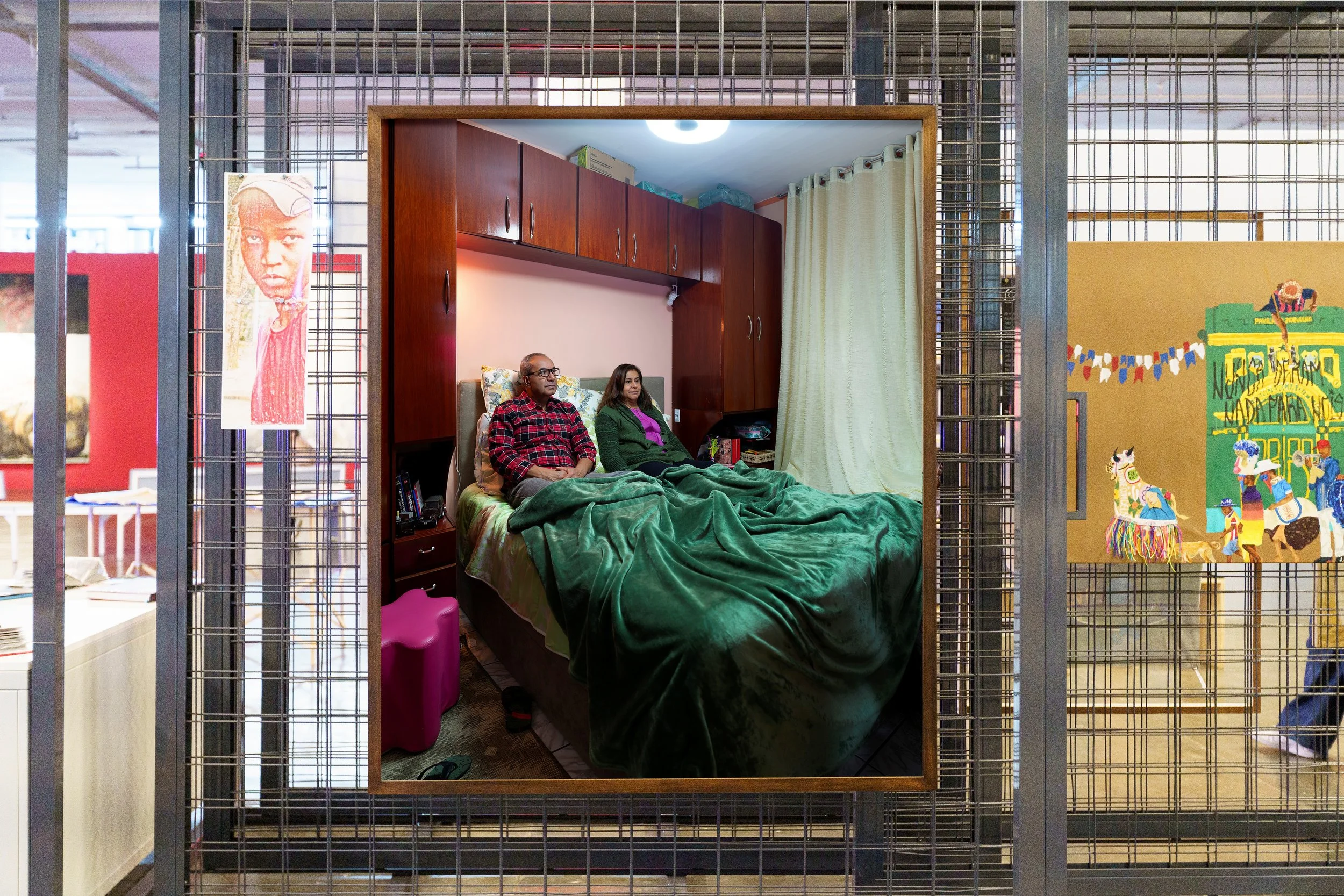 Vista da 36ª Bienal de São Paulo, com obras do coletivo Vilanismo. Foto: Flavio Freire