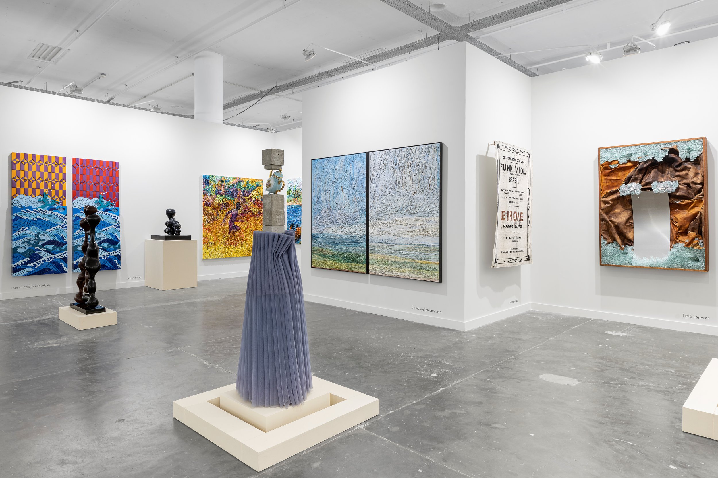 Vista do estande da Aura na SP-Arte 2026. Foto: Flavio Freire