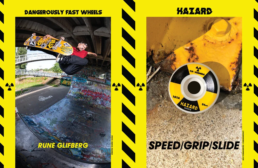 Hazard skateboard wheels Clearance