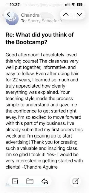 wig training course review
