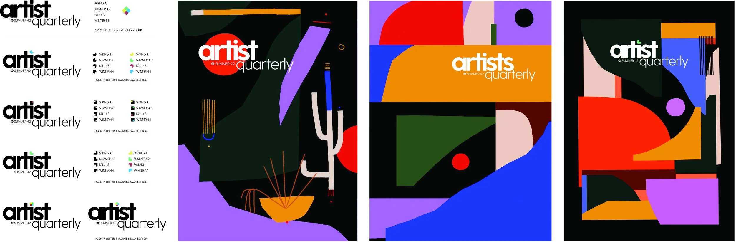 This first round of logotypes and identity concepts was very close to becoming the direction. But I was feeling it lacked a certain effect that embodied the actual elevated tone of the book.