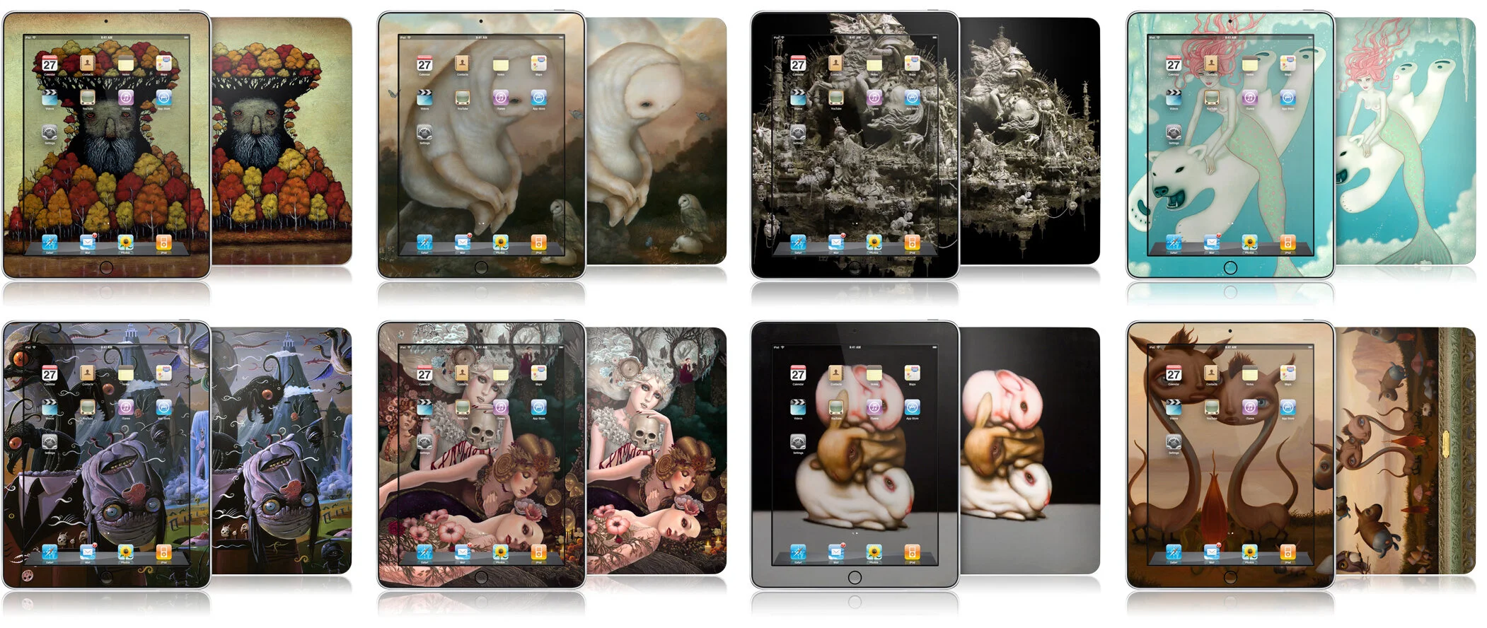 iPad covers from exhibit partner GelaSkins.