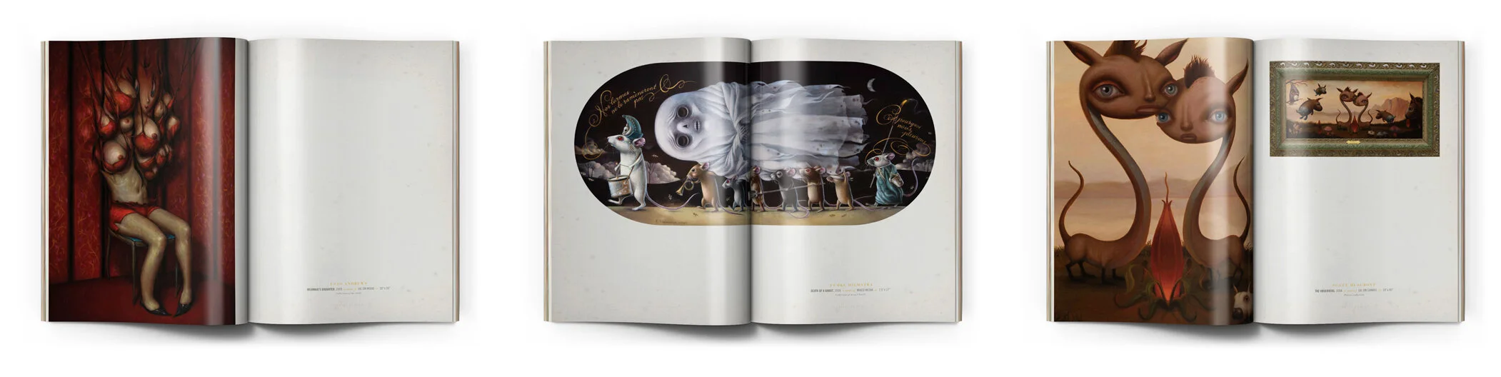 Final layouts for exhibition book published by Gingko Press.