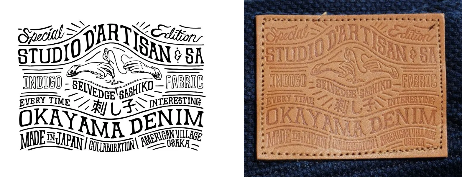 In 2018 I began the project of creating special edition artwork for the collaboration between Okayama Denim and Studio D'Artisan for their 40th Anniversary items. This particular collab was special as it began with the 40th anniversary artwork but w…