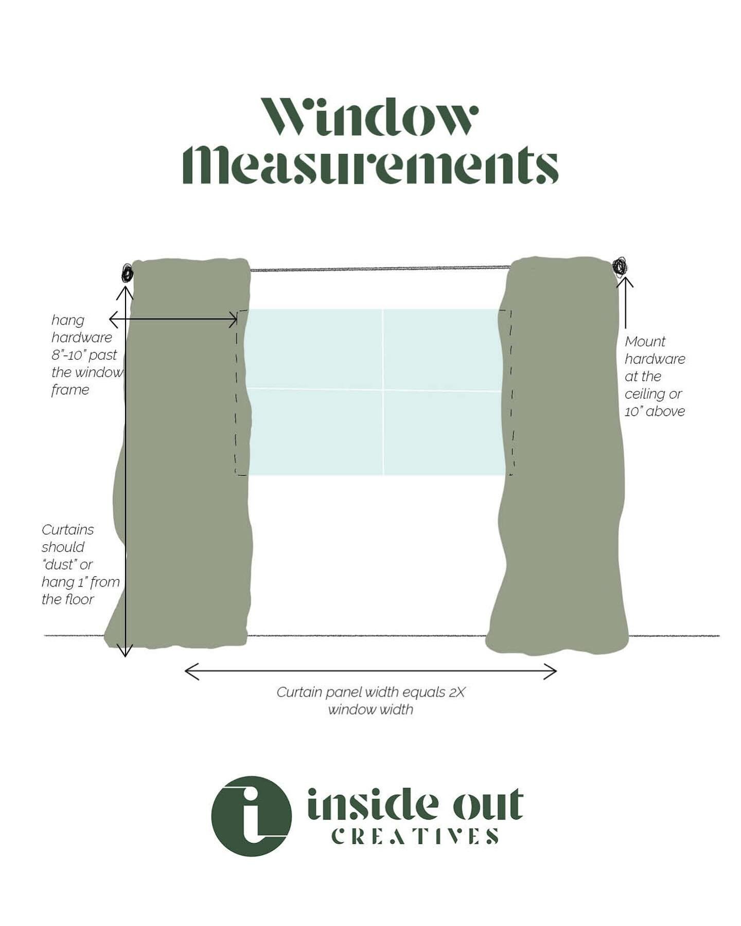 New blog post out! Read all about how to hang your curtains to give the best impact to your space! 
Go to www.insideoutcreatives.org/blog-1 to read the full post!