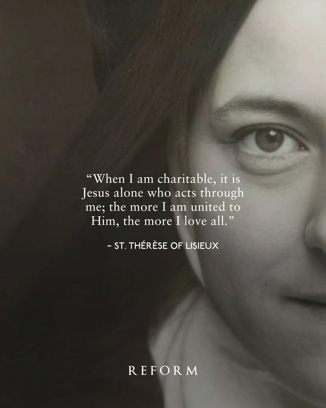 Happy Feast of Saint Th&eacute;r&egrave;se of Lisieux, patroness of Reform Alms! On this feast and the 100th anniversary of her canonization, we are launching The Little Way Campaign to raise $100,000 in the month of October. ⁠
⁠
St. Th&eacute;r&egra