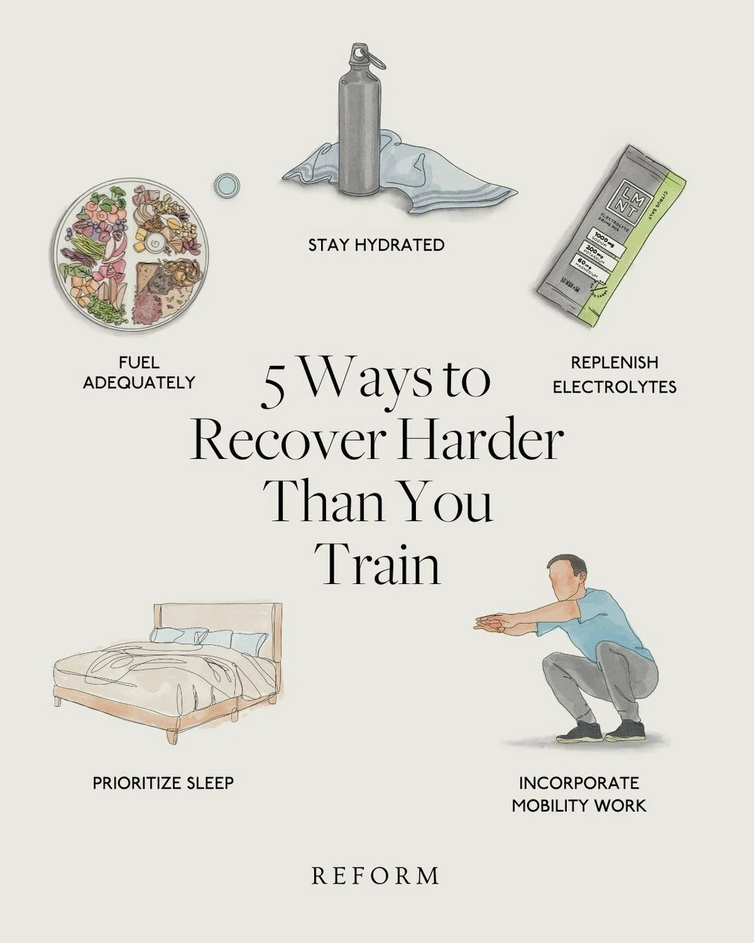 After functional movement, it's essential to take time to physically recover. In fact, rest and recovery are just as essential for our bodies as the movement itself! ⁠This is when the body repairs and rebuilds muscle tissue and returns to a state of 