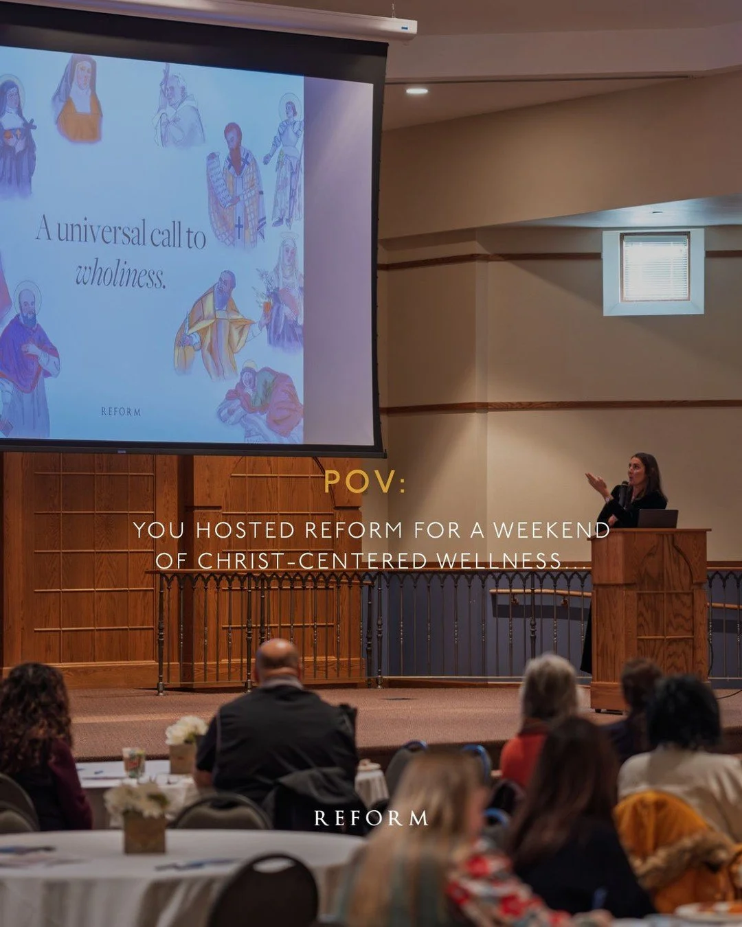 Last weekend, we led a retreat at Sts. Anne and Joachim Church in Fargo, North Dakota. This marked our third year guiding this beautiful community through Reform Wellness! We cherish the opportunity to visit your communities and share the gift of Chr