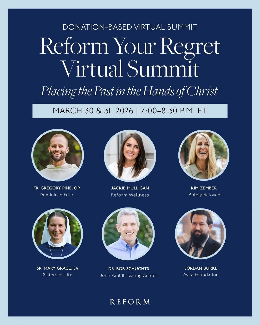 &ldquo;We must not be concerned about what has already passed; we should put all in God's hands and begin anew in Him.&rdquo; &mdash; St Teresa of &Aacute;vila⁠
⁠
Join us for our Lenten Summit: Reform Your Regret &mdash; Placing the Past in the Hands