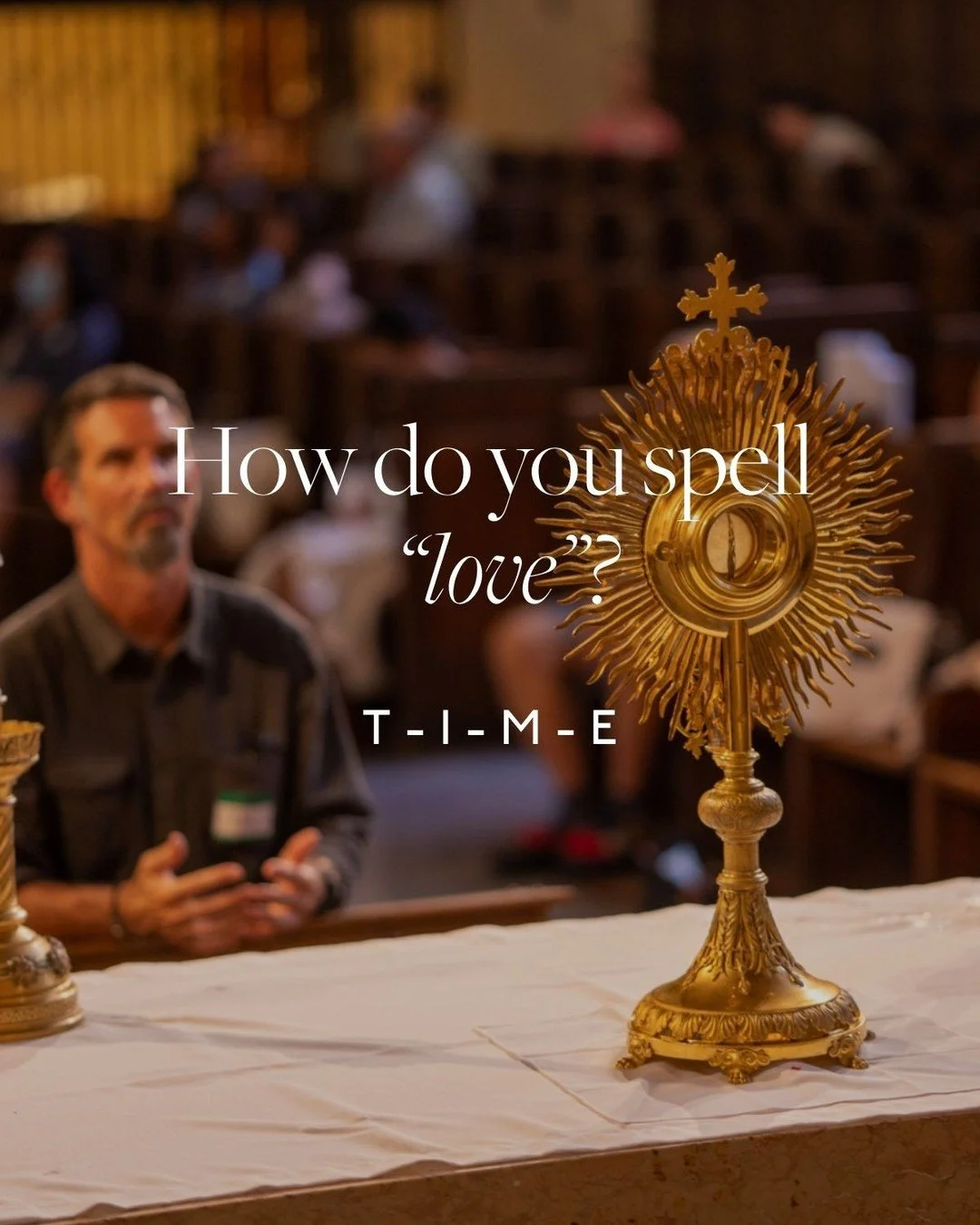 How we spend our time reflects what and who we love most. Love is shown in the quiet gift of our presence&mdash;being fully present with Christ in prayer, with ourselves in solitude, and with those closest to us. In a busy, distracted, and often divi