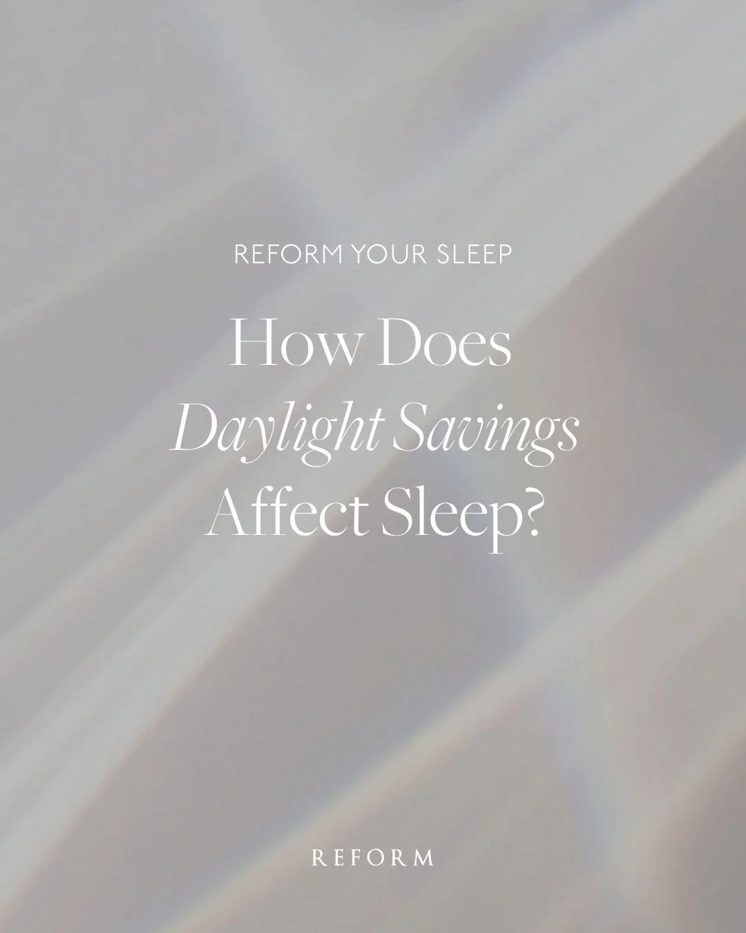 Early this morning, we &ldquo;sprang ahead&rdquo; as Daylight Saving Time began in the United States. While the change brings longer evenings of light, even a one-hour shift can temporarily disrupt our circadian rhythm&mdash;the internal clock that r