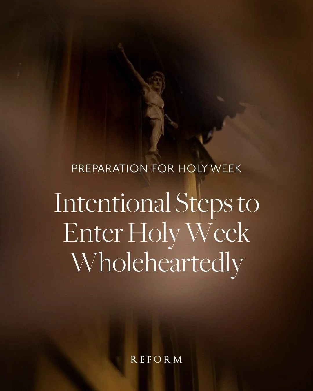 Holy Week is a sacred invitation to slow down, draw near, and prepare your heart with greater intention. It is a time to become more aware of God&rsquo;s presence and to gently realign your life with what matters most.

No matter how Lent has gone, y