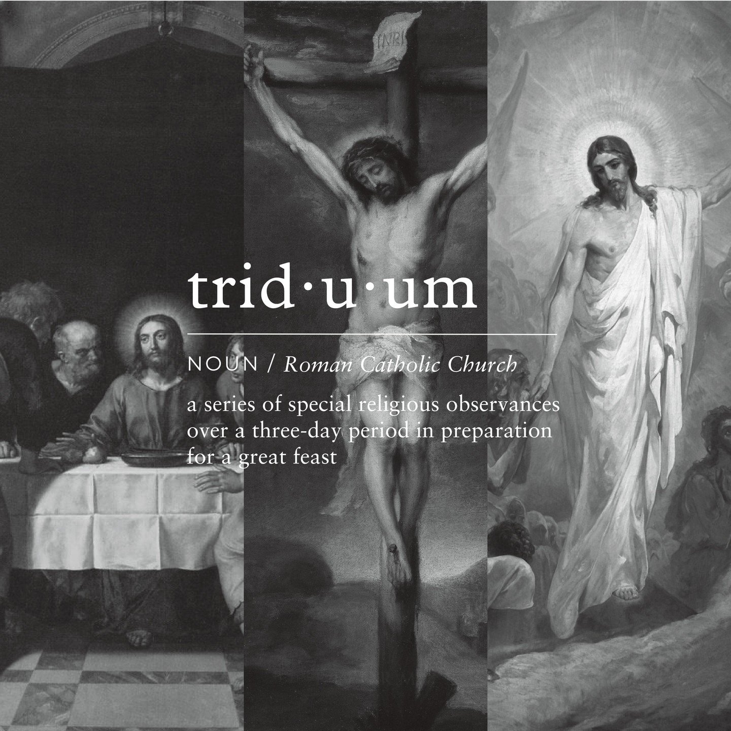 Today the Paschal Triduum (TRIH-doo-um) begins. These next three days&mdash;Holy Thursday, Good Friday, and Holy Saturday&mdash; commemorate the events of Christ&rsquo;s Passion, Death, and Resurrection. They offer us a threefold invitation: to deepe