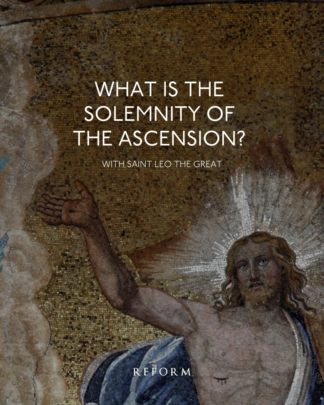 Today is the Feast of the Ascension of the Lord. It&rsquo;s a moment in the Gospels that can easily be confusing&mdash;Jesus is lifted up from the disciples and taken to heaven. We might imagine the apostles standing there, necks craned upward, heart