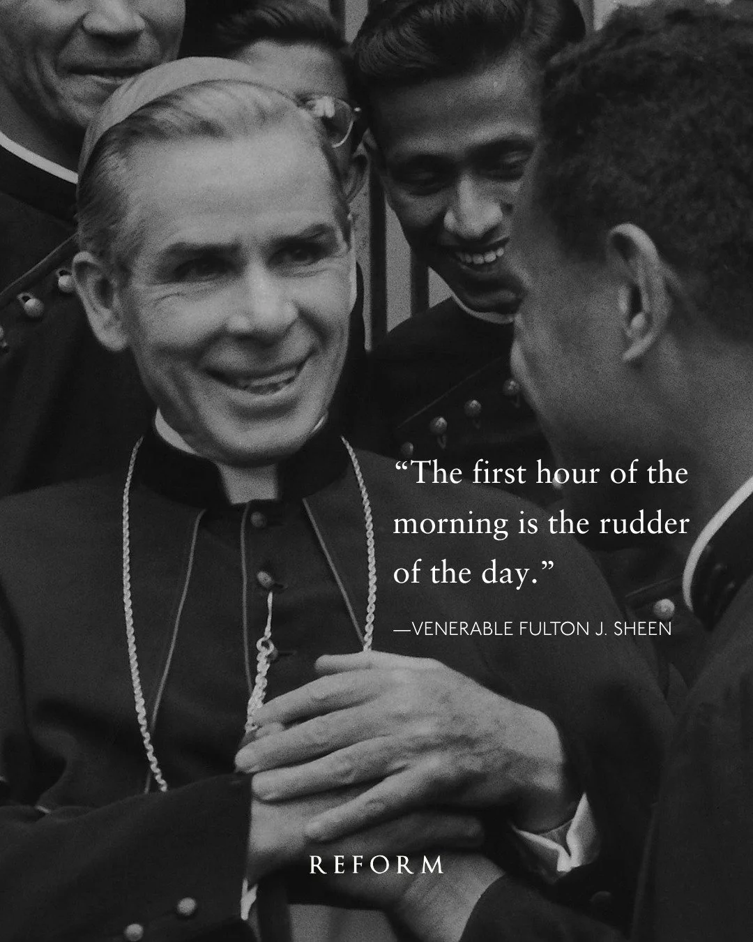 &ldquo;The first hour of the morning is the rudder of the day.&rdquo; &mdash;Venerable Fulton J. Sheen

As a Christ-centered wellness apostolate, we are convinced that if Christ is not the foundation of every aspect of our lives, what we are building