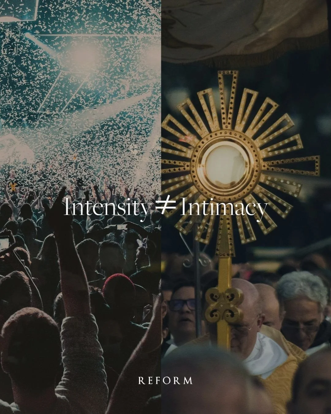 We live in a world that confuses intensity with depth and fulfillment. But just because something feels consuming or emotionally charged doesn't mean it is rooted in truth, love, or genuine communion.⁠
⁠
Intimacy is not built on adrenaline, constant 