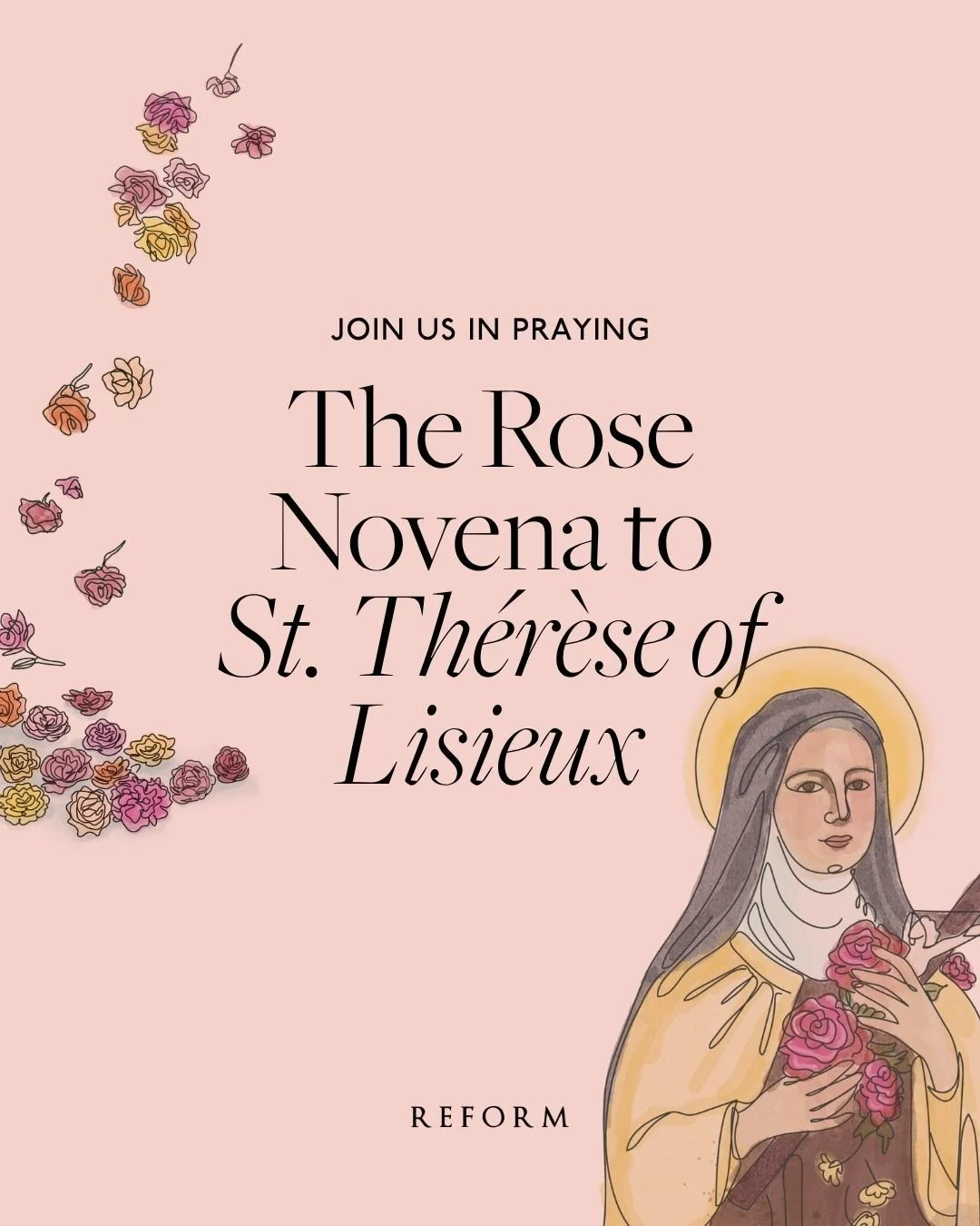 Today is the first day of the St. Th&eacute;r&egrave;se Novena. We invite you to join us in asking this beloved saint to intercede for us as we pray this novena prayer each day leading up to her feast day on October 1.

St. Th&eacute;r&egrave;se of L