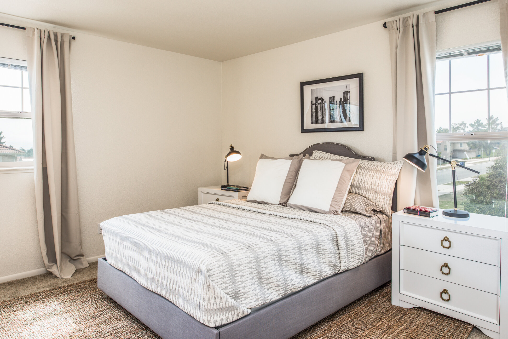 Large bedrooms with lots of storage in all our homes at The Parks at Monterey. 