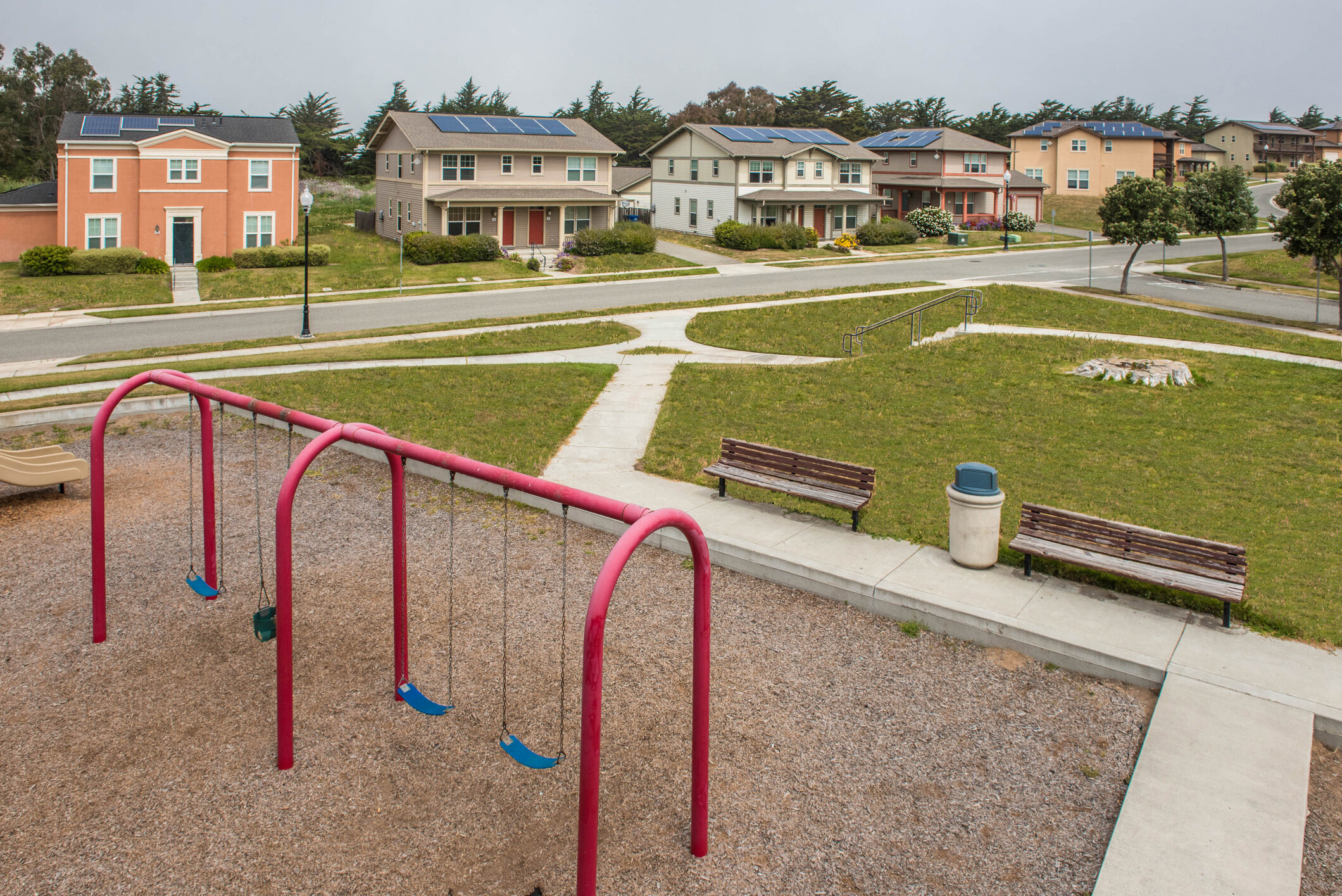 The jungle gym is one of the numerous, family-friendly community amenities at The Parks at Monterey. 
