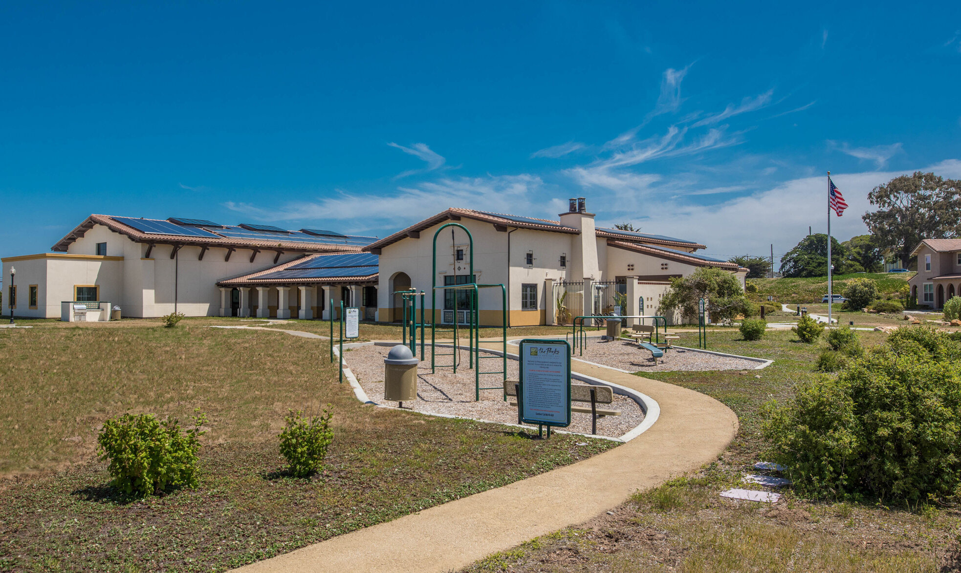 Both La Mesa Village and Fort Ord Village have their own community centers with fitness rooms and pools.