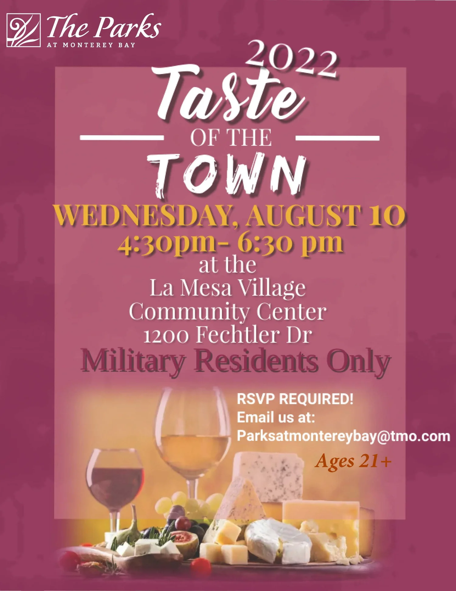 Taste of the Town — The Parks at Monterey Bay