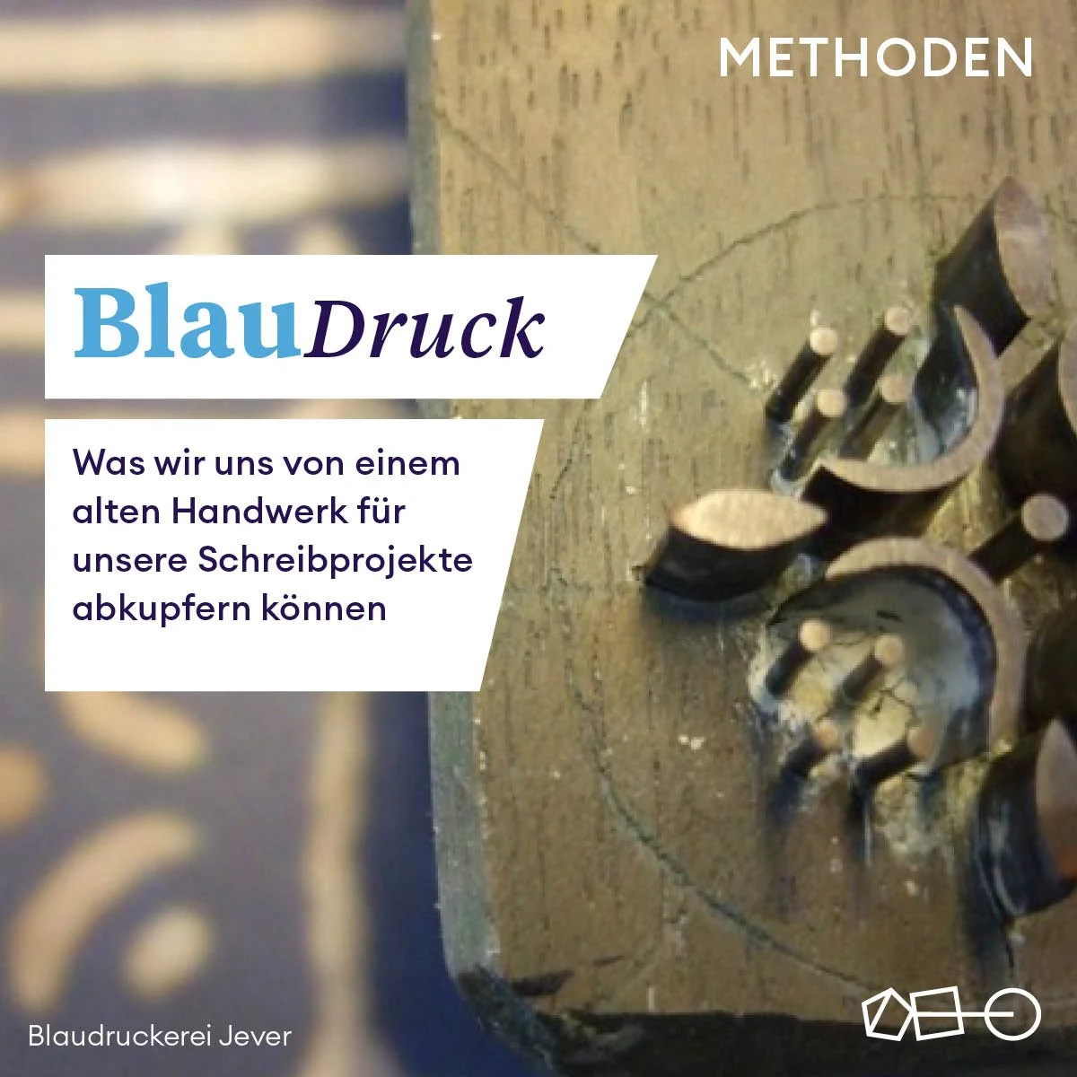 Blaudruck — was du dir für deine Schreibprojekte von einem alten Handwerk abkupfern kannst
