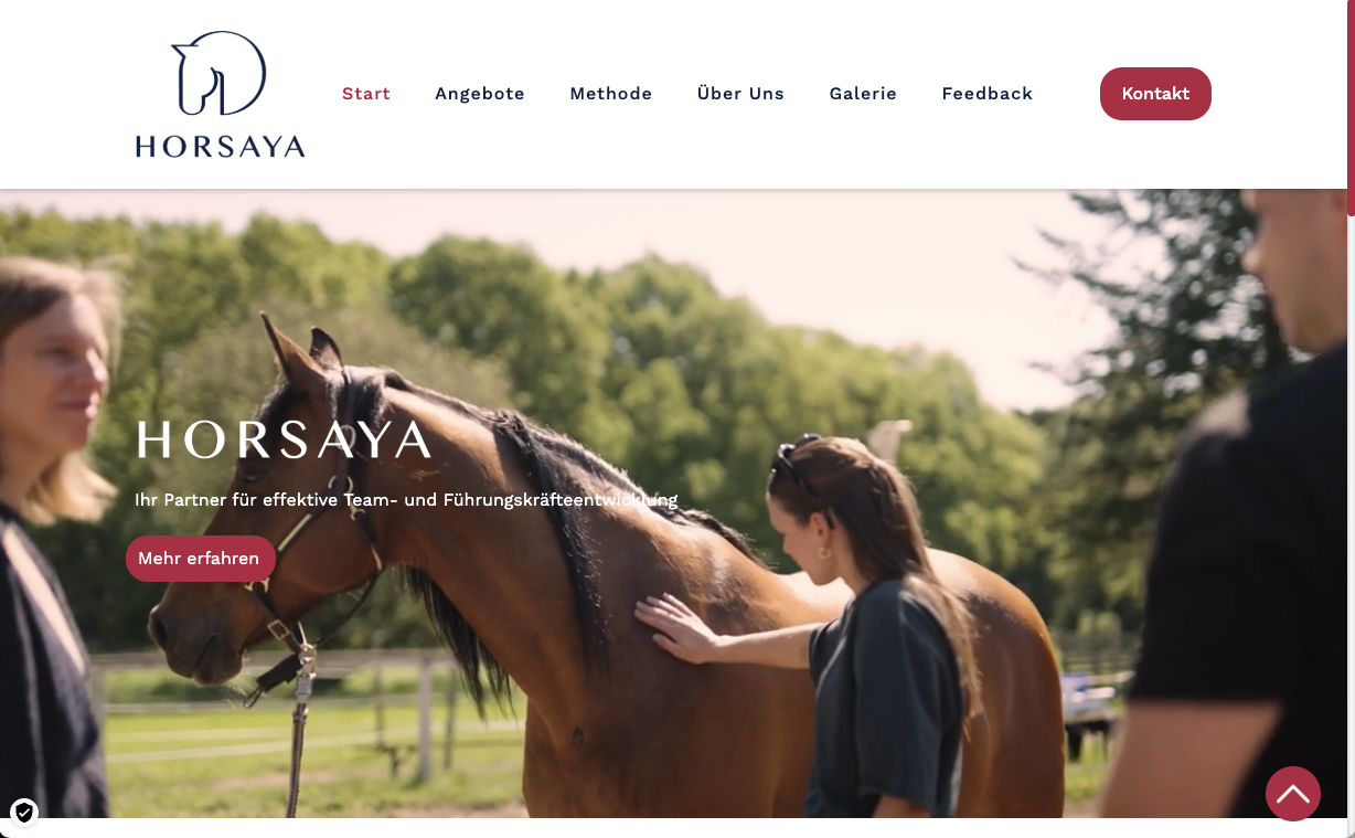 Website von Horsaya Coaching
