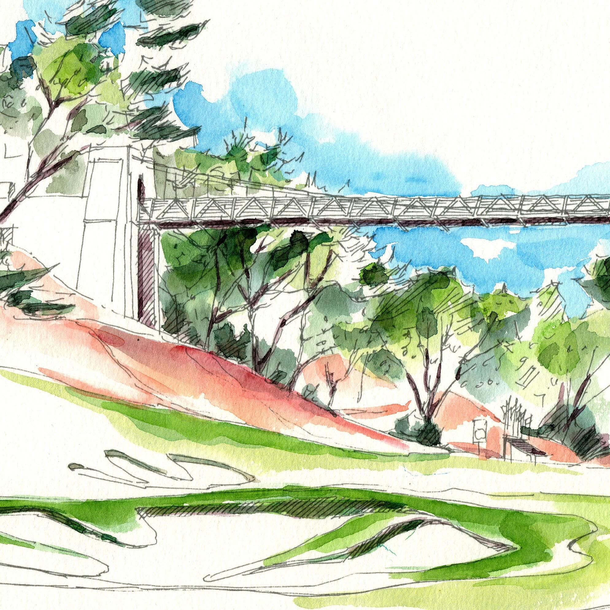Watercolor Moments. A small detail of Bel-Air Country Club from a recent commission.
-
-
-
-
-
#watercolorillustration #watercolorlandscape&nbsp;
#landscapepainting&nbsp;#southerncalifornia&nbsp; #watercolorsketch&nbsp;#penandwatercolor&nbsp; #linean