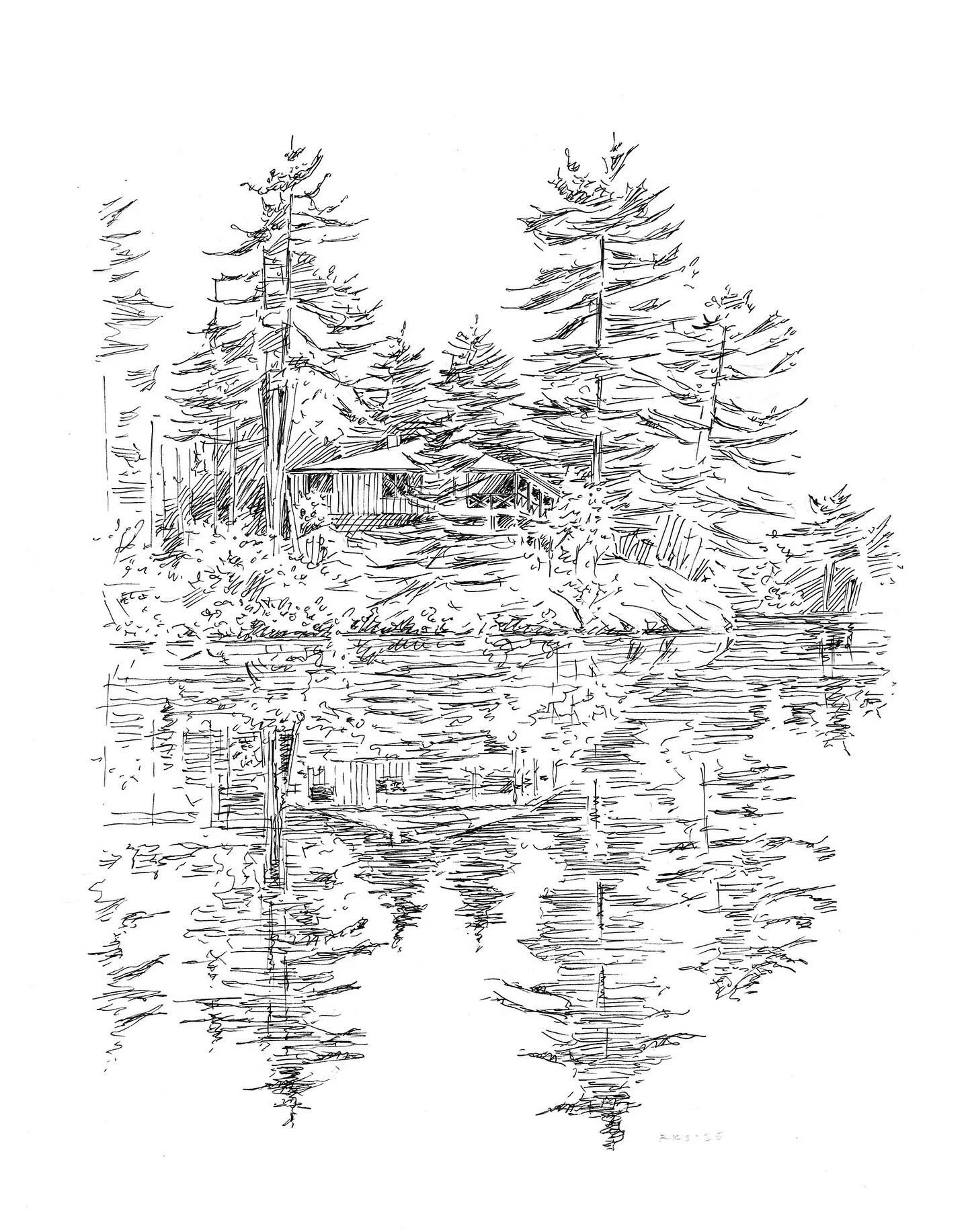 This gorgeous setting of a cabin on a lake was a recent commission and came together effortlessly.
-
-
-
-
-
#cabinonalake #lakehouse #cabins #architectureillustration #artofdrawing #pendrawing #lineart #drawingoftheday #penandinkillustration #artofd