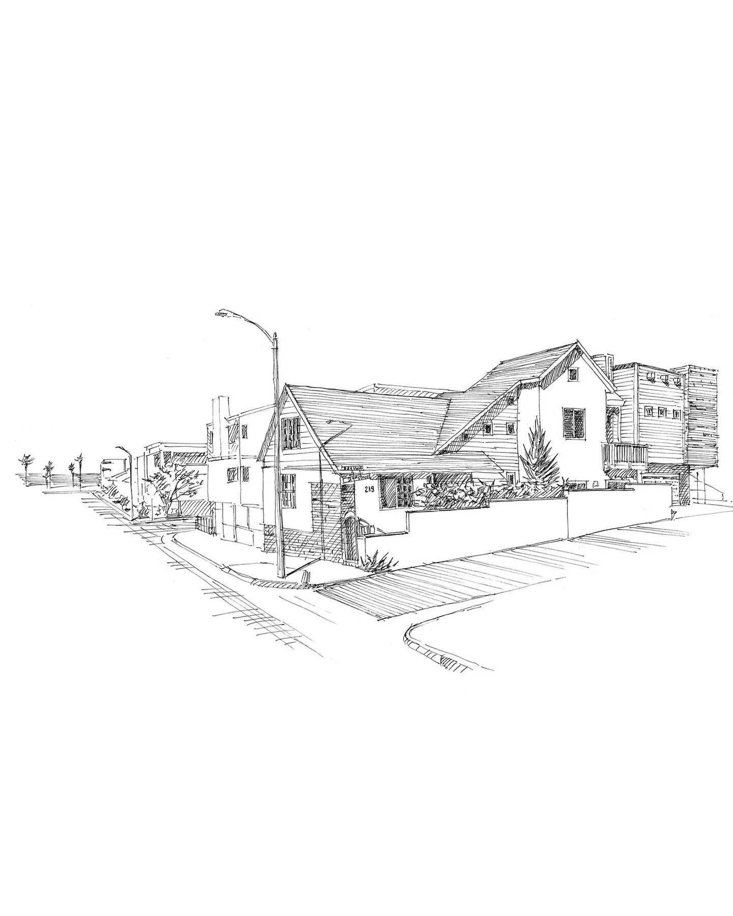 Drawings make great moving gifts.

Thank you, @mollybsellsla, for having me capture this special home for your friends.
-
-
-
-
-
#hermosabeeach #pendrawing #inkonpaper #drawingcommission #californiaartist #movinggift #customgifts #clientgift #justso