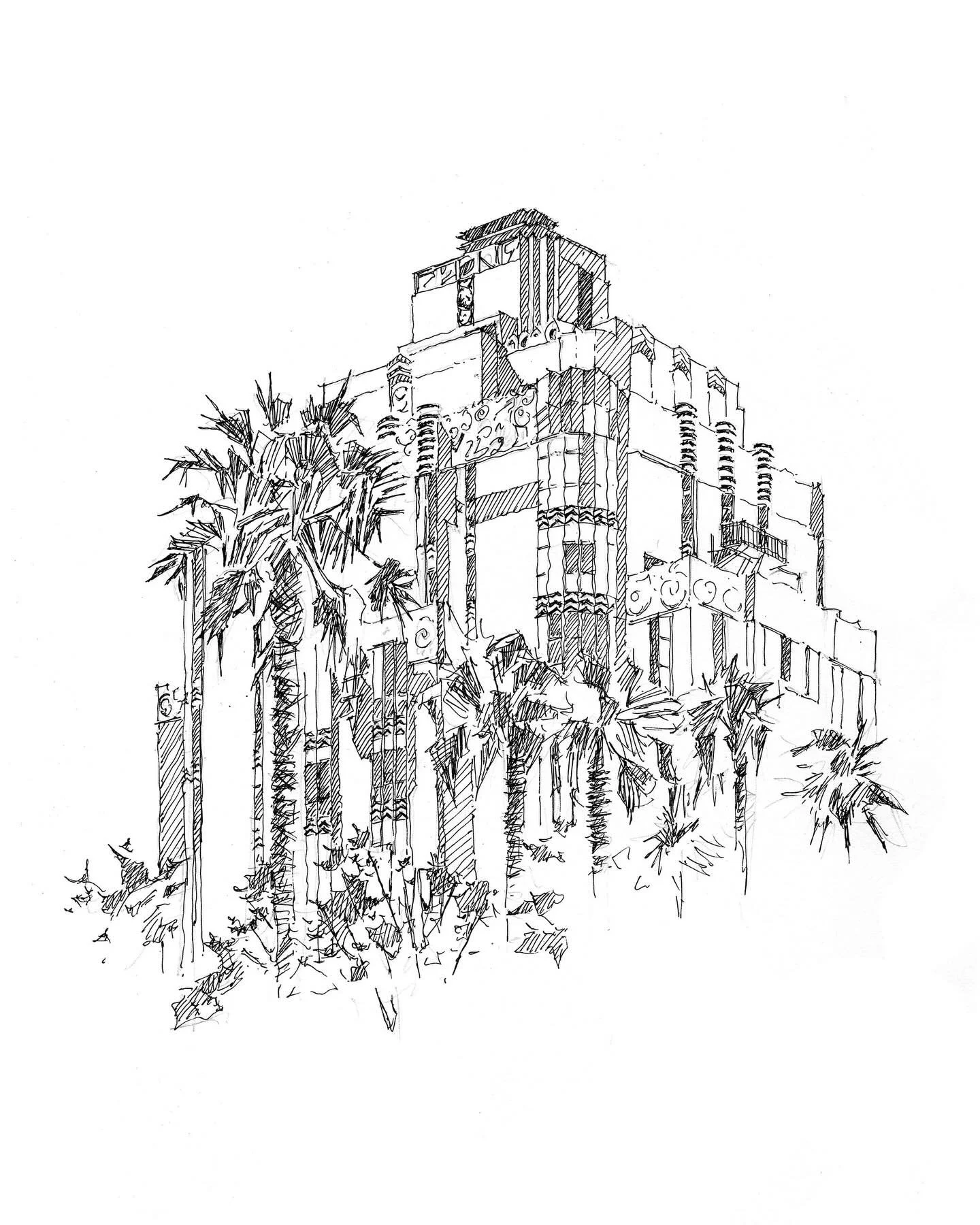 Sunset Tower Hotel, printed to order at 5&rdquo; x 7&rdquo; and part of an extensive series of drawings capturing Los Angeles.
@sunset_tower
-
-
-
-
-
#architecturedrawings #architectureillustration #urbansketchers #californiapalmtrees #venueillustra