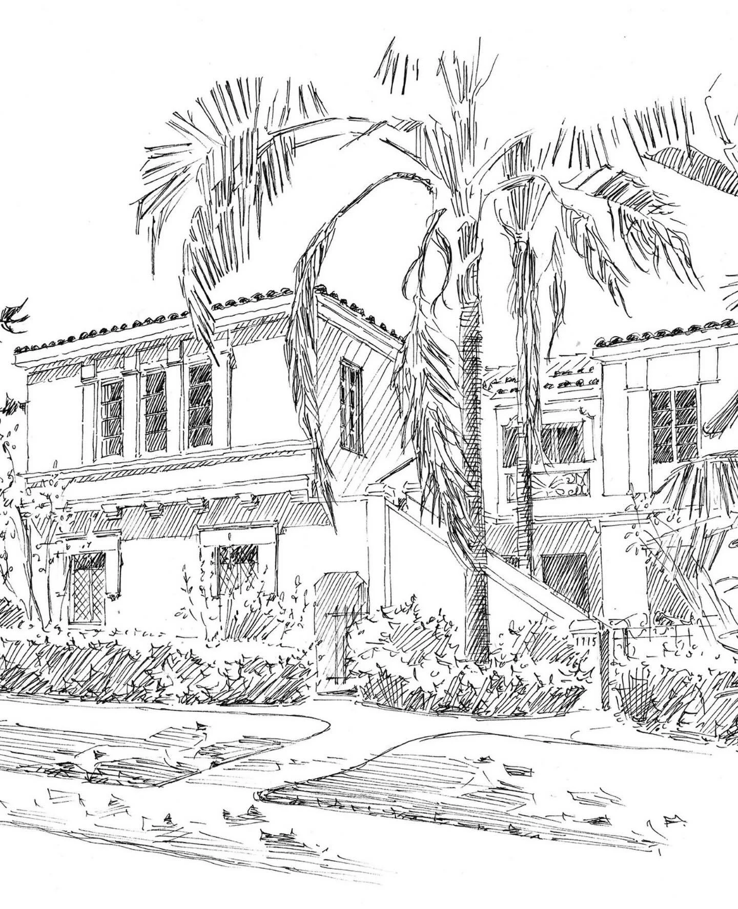 Ink drawings make great closing gifts. Thank you, @brynnpennel, for having me capture this beautiful Los Angeles home.

#inkdrawing #houseportrait #closinggift #losangelesartist #penandink